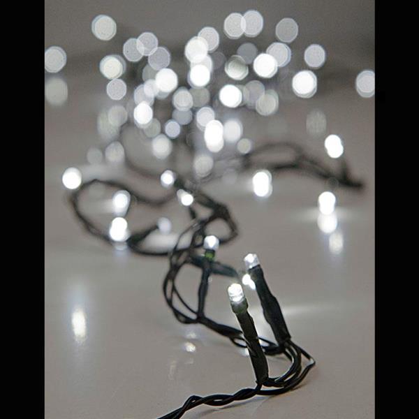 Χριστουγεννιάτικα λαμπάκια 100LED λευκό επέκταση - Image 2