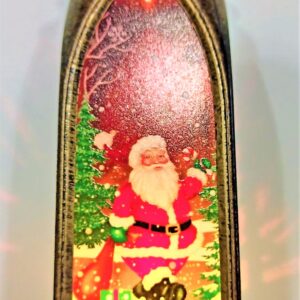 Φαναράκι χριστουγεννιάτικο με φωτάκια σχέδιο ΑϊΒασίλης