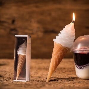 Λαμπάδα παγωτό χωνάκι 16χ5,6cm