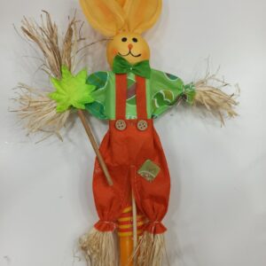 Bunny Πορτοκαλί αρωματικό κλασσικό κερί 42εκ.Έχει διακοσμητικό.