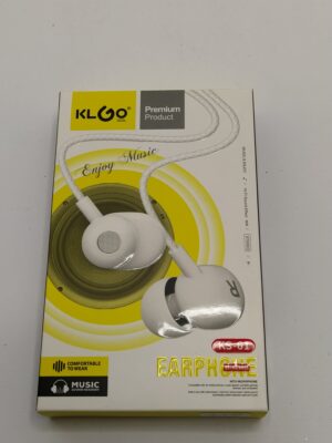 Ακουστικά KLGO KS-18 σε λευκό χρώμα Στερεοφωνικά ενσύρματα ακουστικά KLGO KS-18